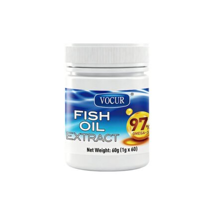 VOCUR High-Purity 97% Omega-3 Deep Sea Fish Oil (60 Softgels)