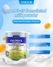 VOCUR Children's Growth Formulated Milk Powder (Ages 3-15, 400g) - Image 2